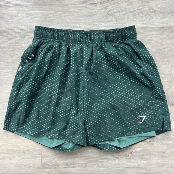 Gymshark Other - Gymshark XL Sport 2 In 1  7" Shorts Hoya Green Gym Workout Weightlift Crossfit